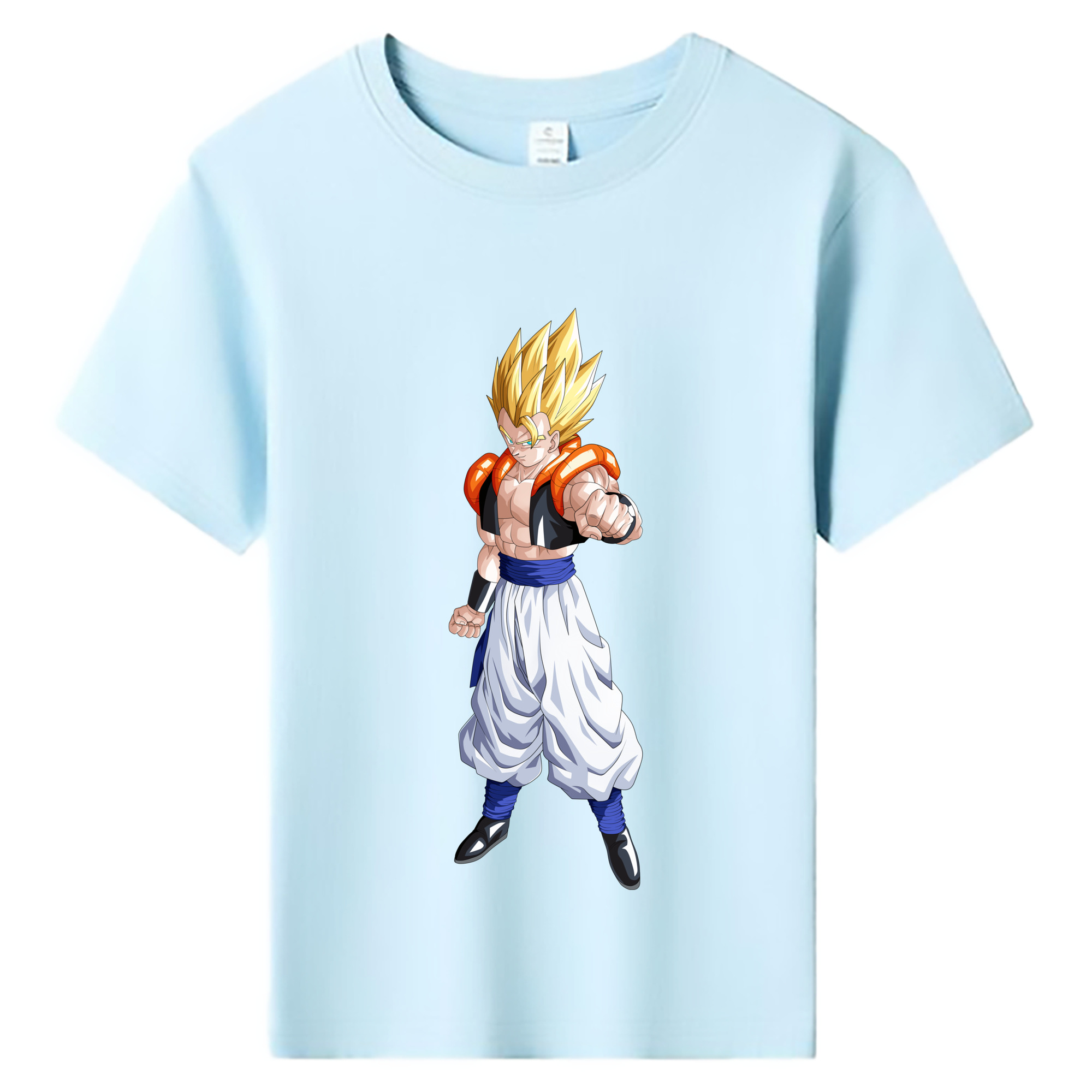 （画像用） ドラゴンボール ベジータ四世（Bejīta Yonsei）DRAGON BALL Vegeta IV 綿100％キッズTシャツ（フロントプリント）